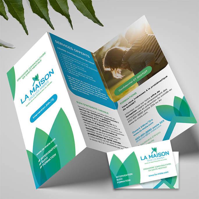 Dépliant La Maison sous les arbres
