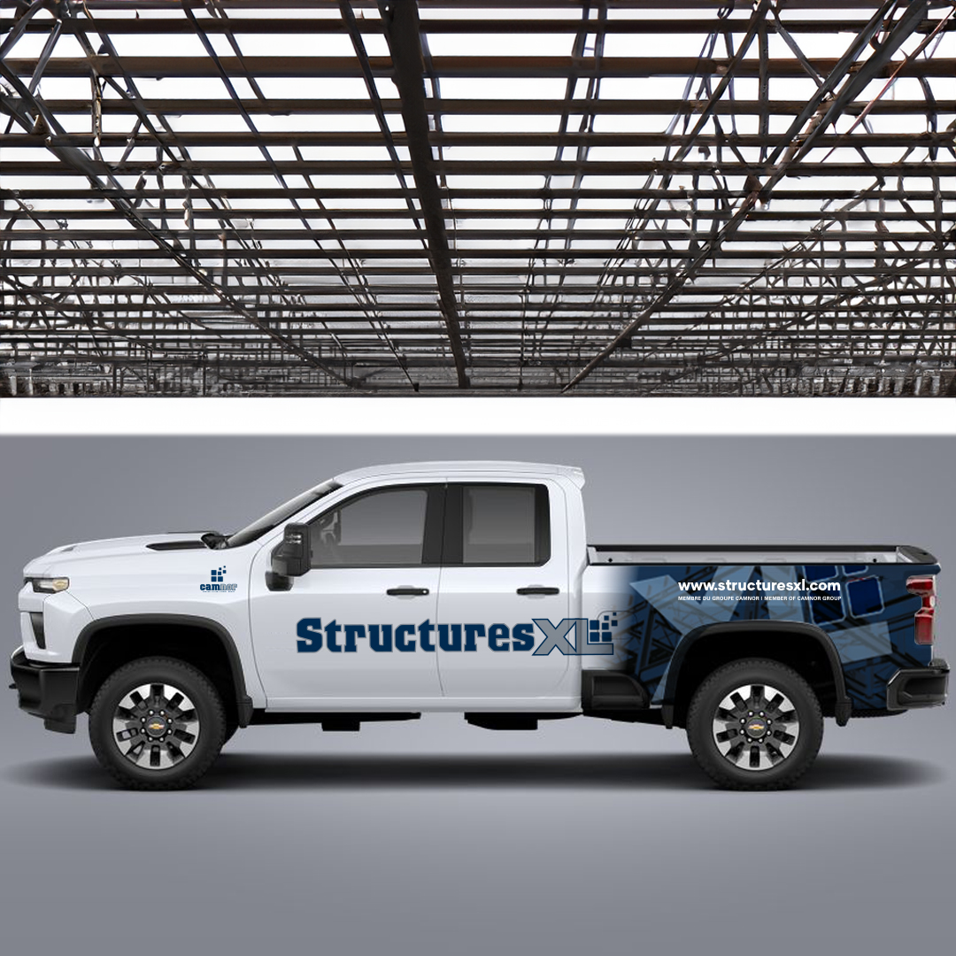 Lettrage camion Structures XL