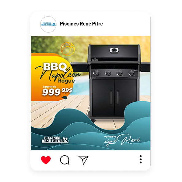 Gestion de réseaux sociaux Piscine René-Pitre